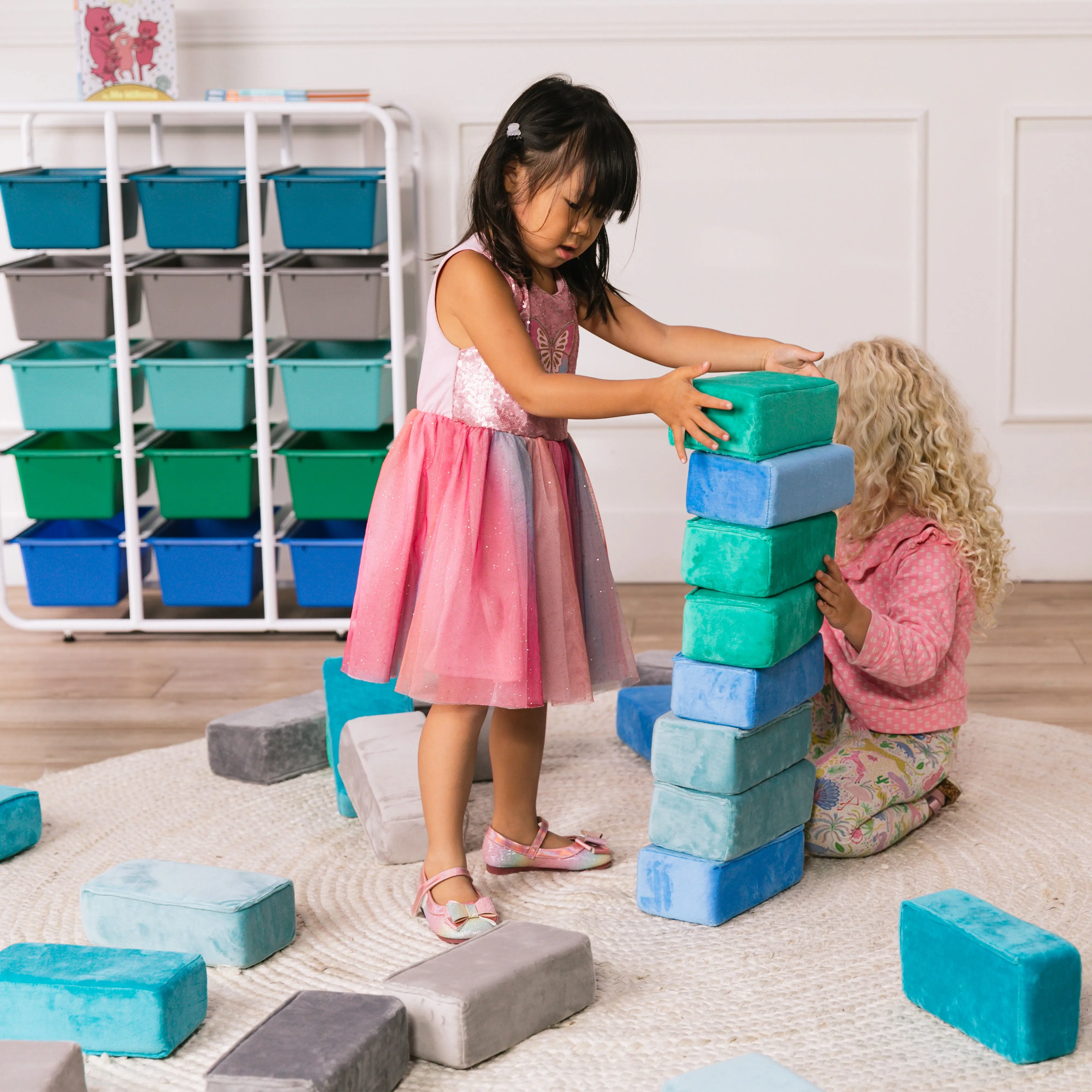 Stack-A-Brick, Foam Blocks, 24-Piece
