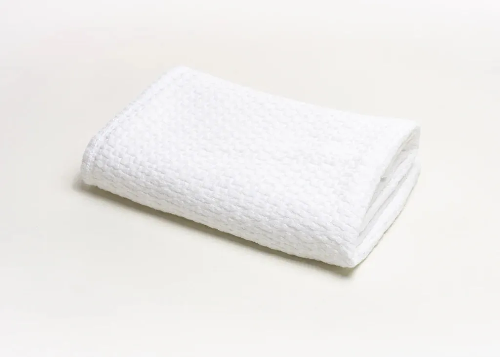 Stonewashed Basket Weave Blanket 28x36
