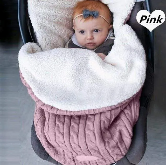 Stroller Super Soft Warm Swaddle Wrap for Infant Boys Girls