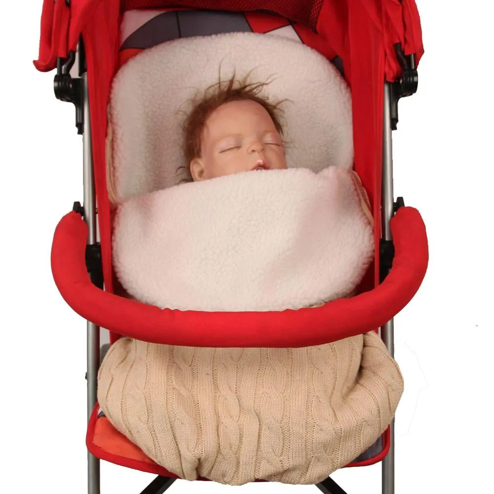 Stroller Super Soft Warm Swaddle Wrap for Infant Boys Girls