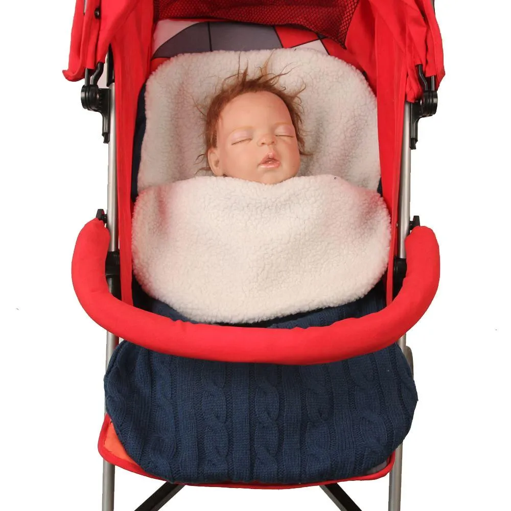 Stroller Super Soft Warm Swaddle Wrap for Infant Boys Girls
