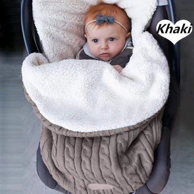 Stroller Super Soft Warm Swaddle Wrap for Infant Boys Girls