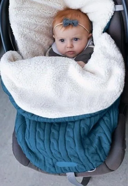Stroller Super Soft Warm Swaddle Wrap for Infant Boys Girls