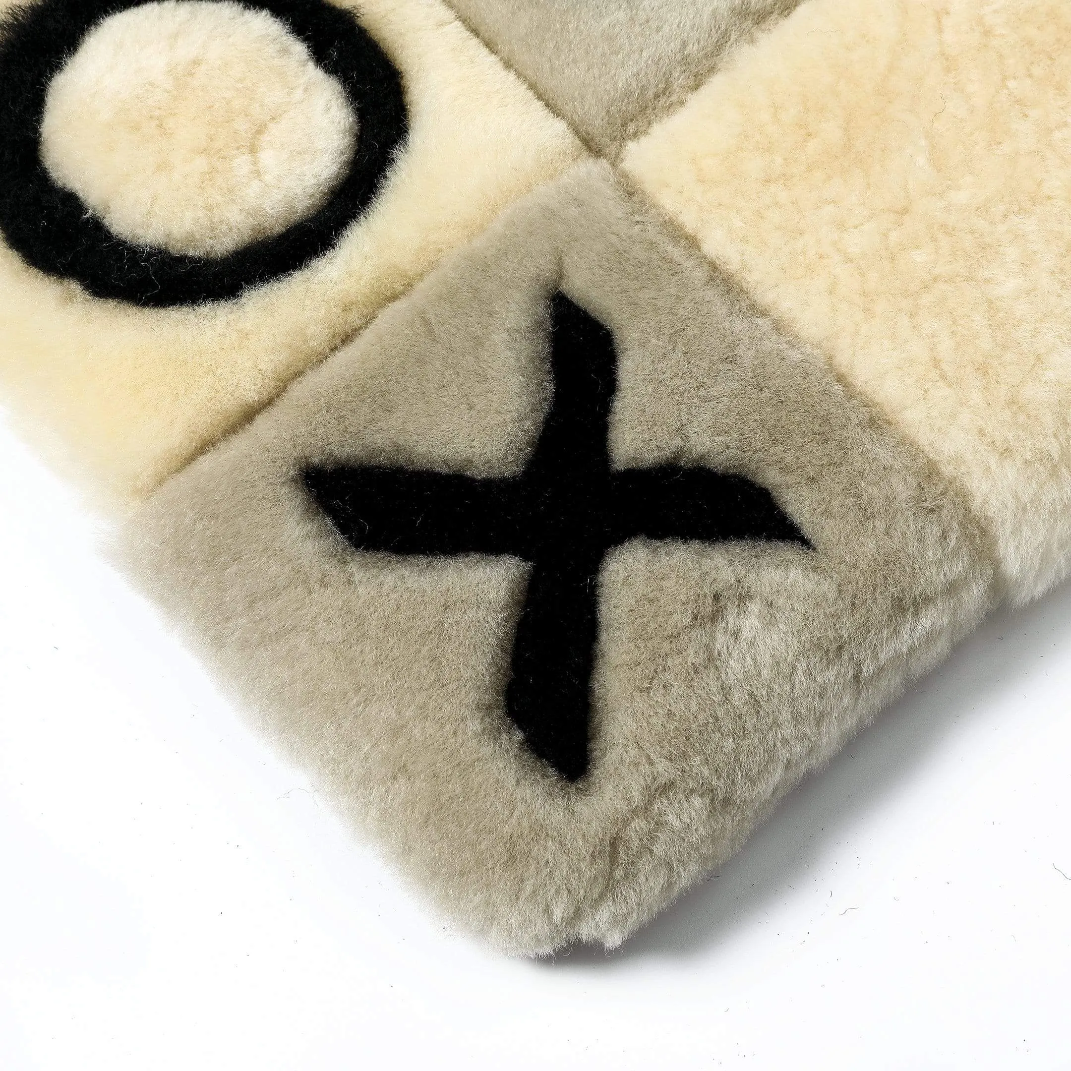TARRAMARRA Kids Koala/Star Moon/Rocket/Chessboard/Kangaroo Graphic Pattern Wool Cushion