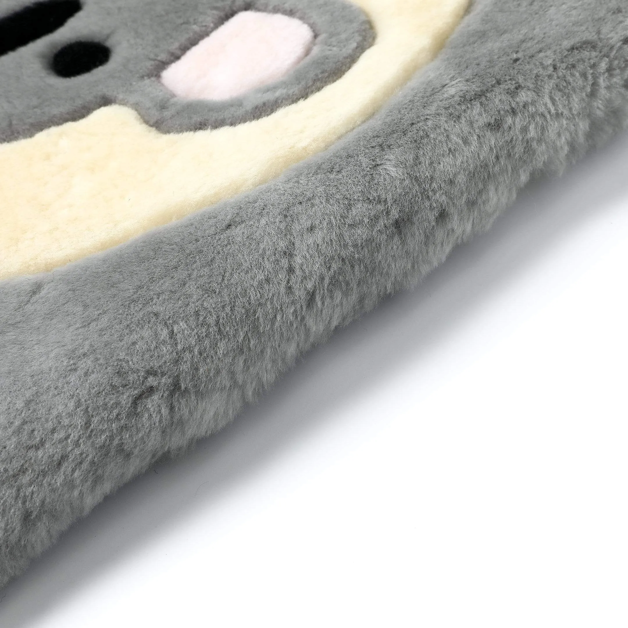 TARRAMARRA Kids Koala/Star Moon/Rocket/Chessboard/Kangaroo Graphic Pattern Wool Cushion