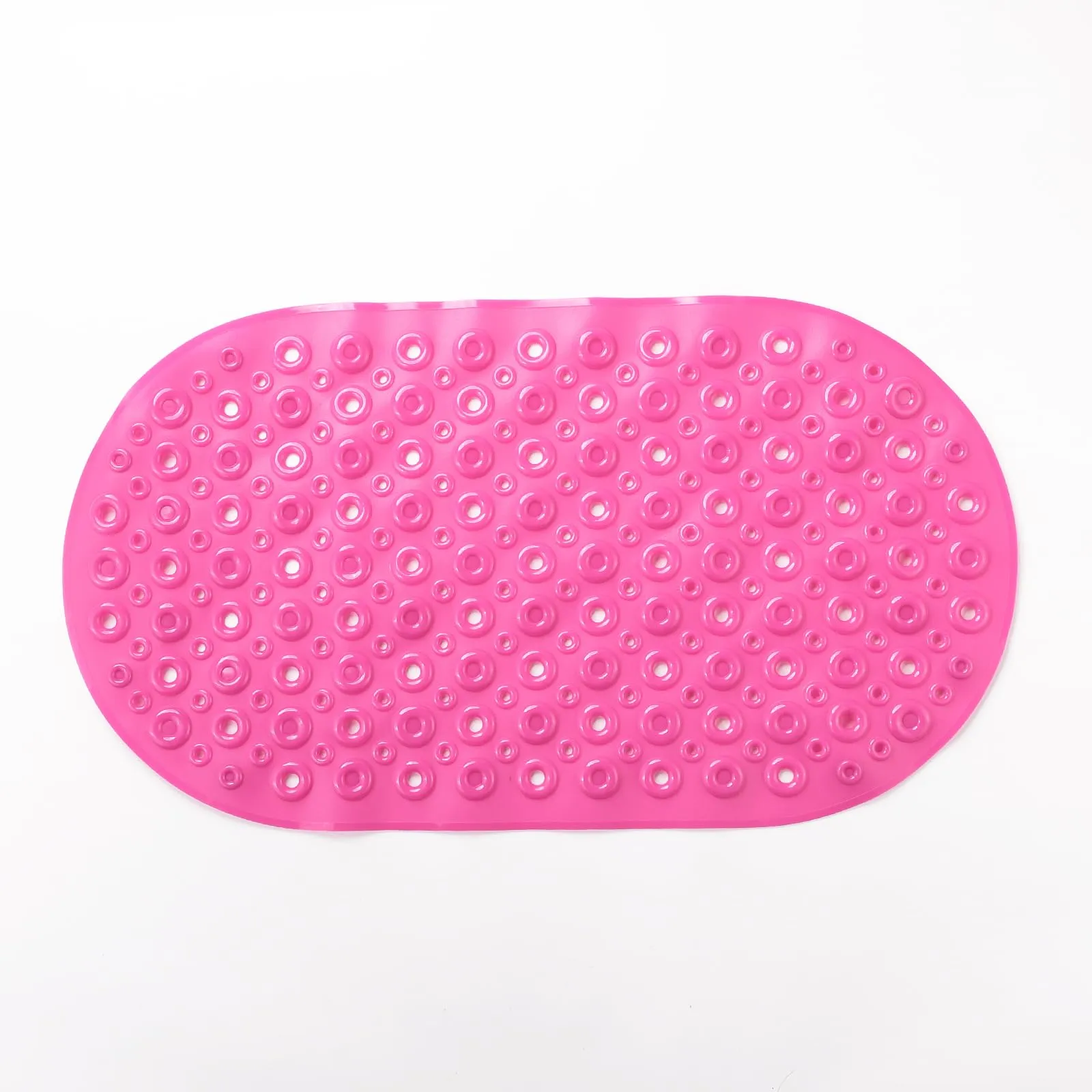UMAI (36x65cm) Mats for Floor | Bathroom Door Mat | Shower Mats for Bathroom Anti Slip with Suction Cups Quick Drying PVC Bathroom Mat | Bathroom Mats Water Soak | Machine Washable-Deep Pink