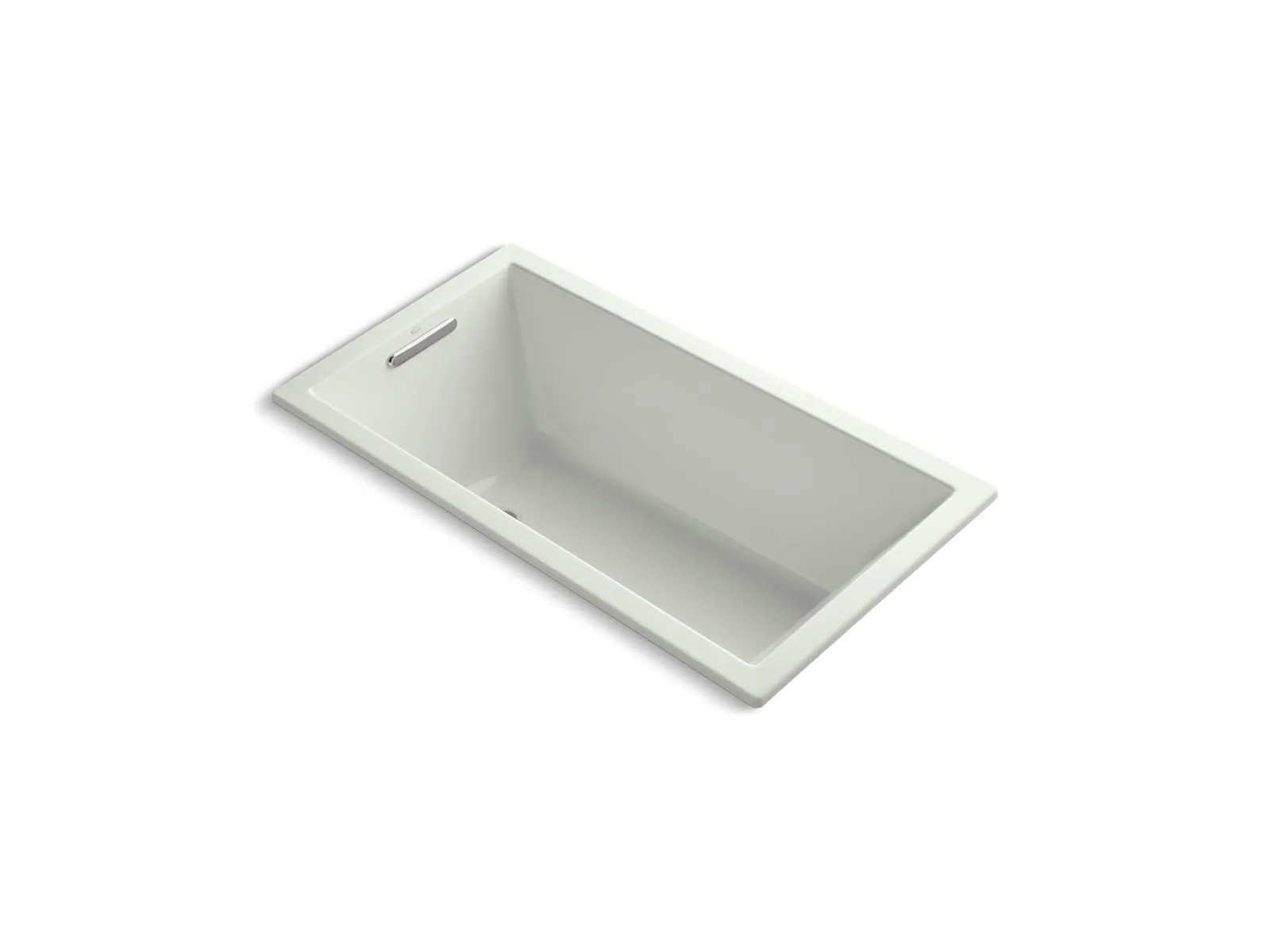 Underscore Rectangle 63.13" Acrylic Drop-In Bathtub in Dune