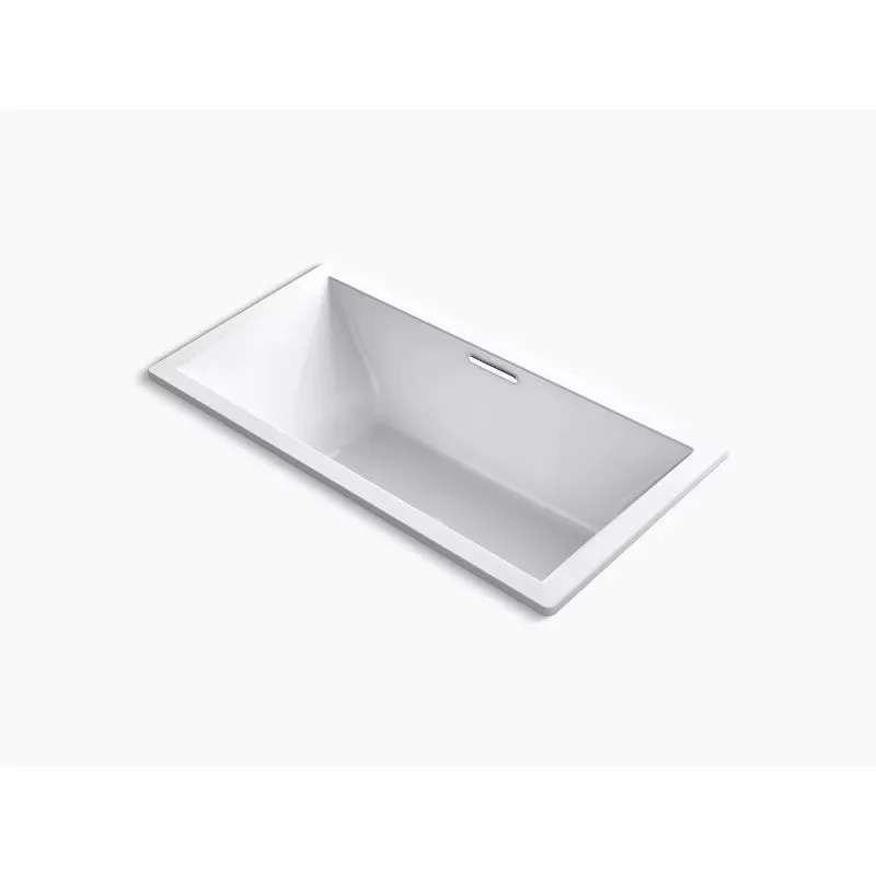 Underscore Rectangle 72" x 36" x 23" Drop-In Bathtub in White