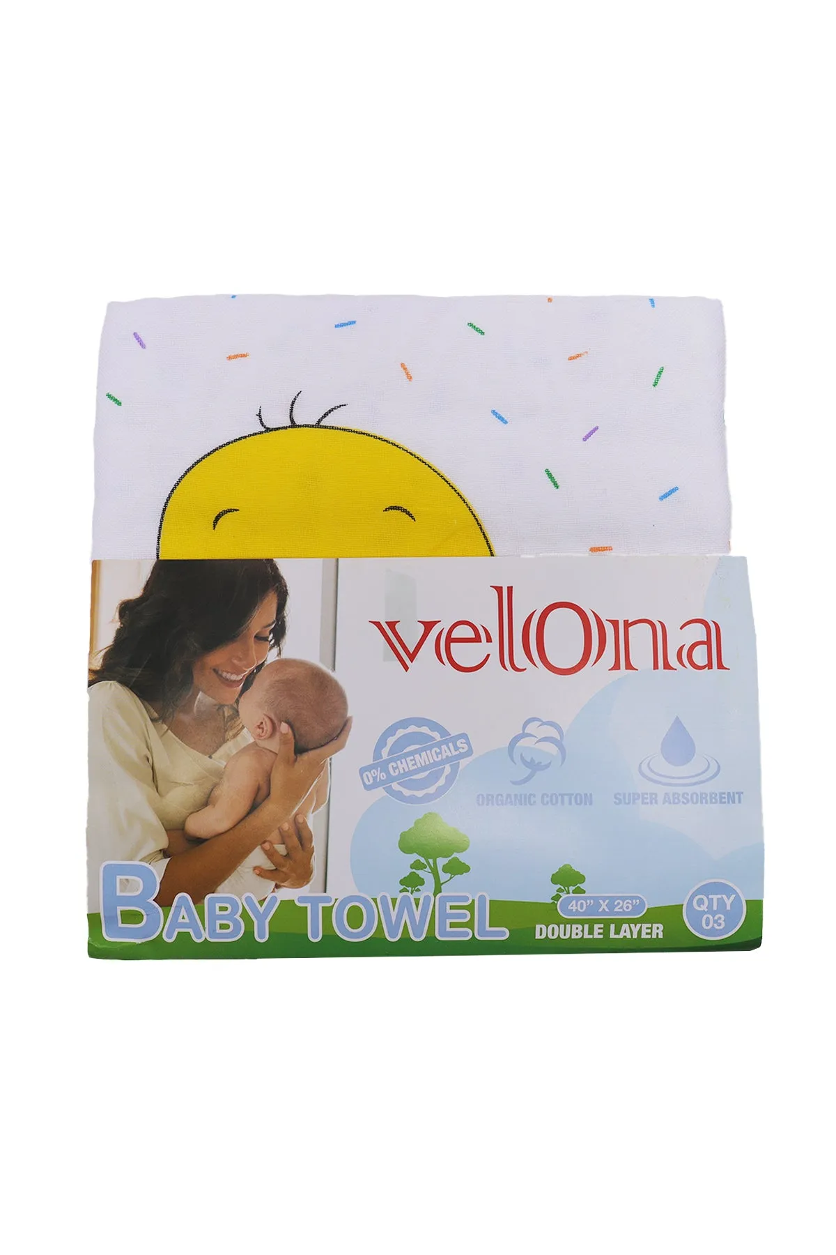 Velona Baby Towel (3 Pcs)