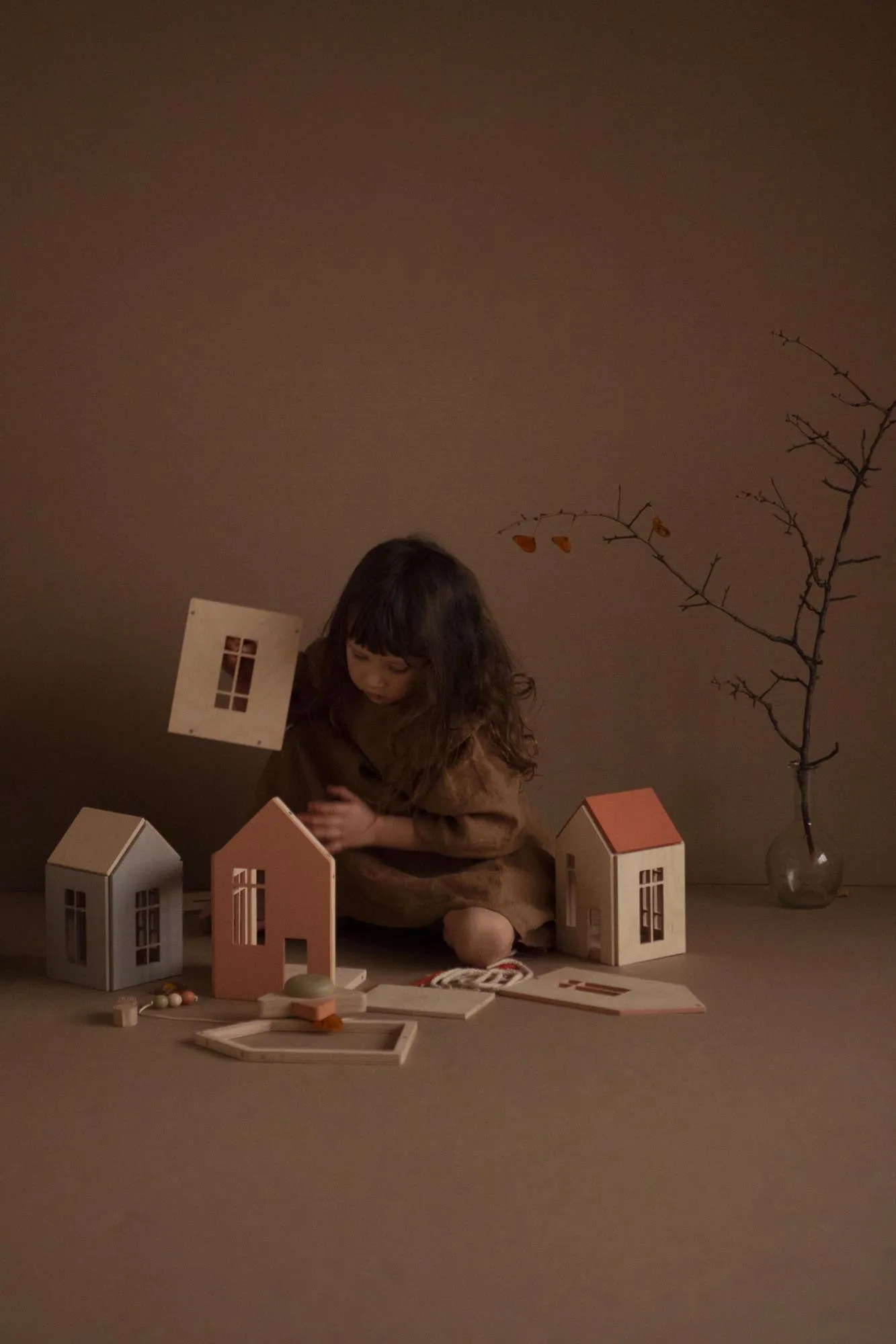 Wooden Dollhouse with Magnets - (M) Terra by Babai